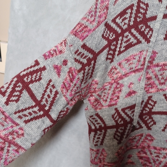 American Eagle Outfitters Women’s Cotton Southwest Knit Boho Hoodie Size Medium - Picture 5 of 10